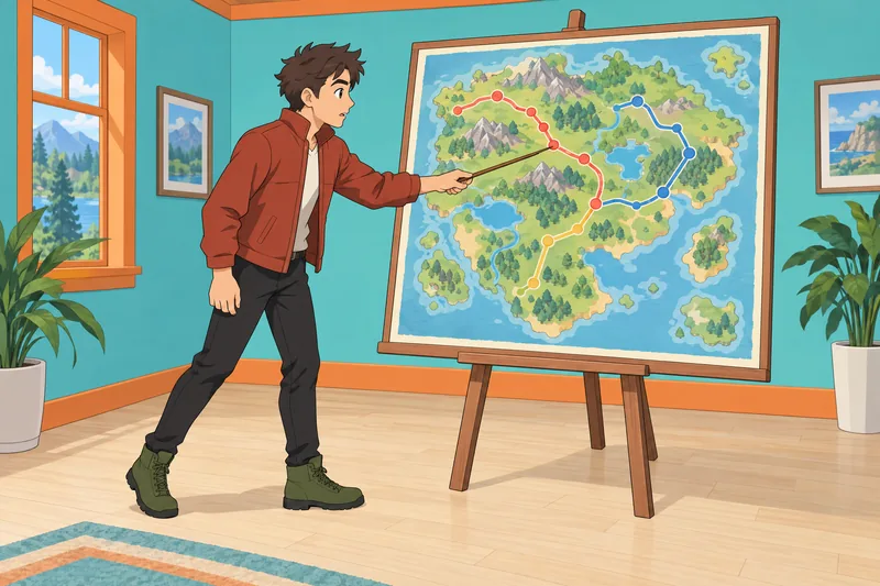 Pokemon Trainer Quiz follows a branching journey.