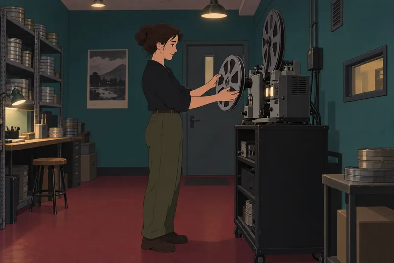 Escena del cuestionario de cultura en un cine.