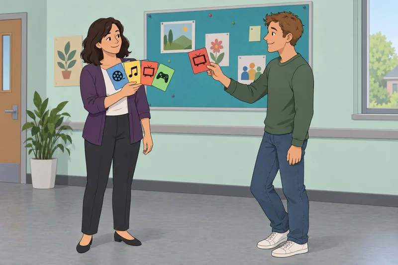 Quiz de cultura muestra un juego de tarjetas.