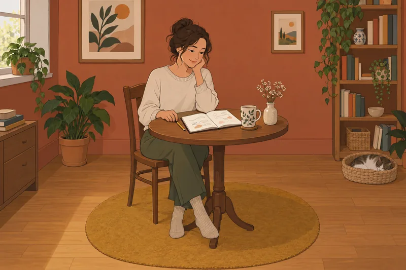El cuestionario de crecimiento muestra una pausa reflexiva.