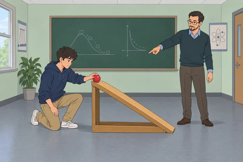 Potential and Kinetic quiz shows a raised ball.