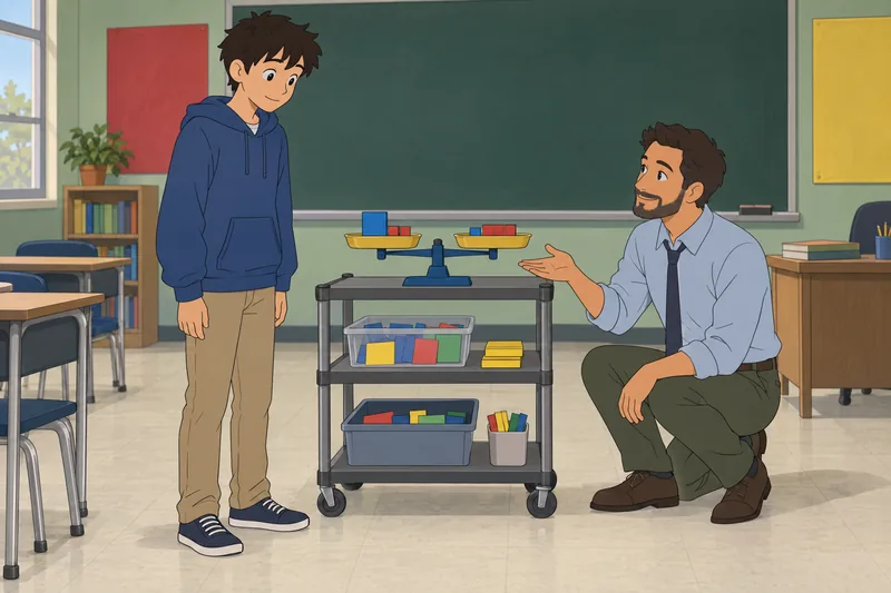 El cuestionario de preálgebra muestra franjas alineadas.