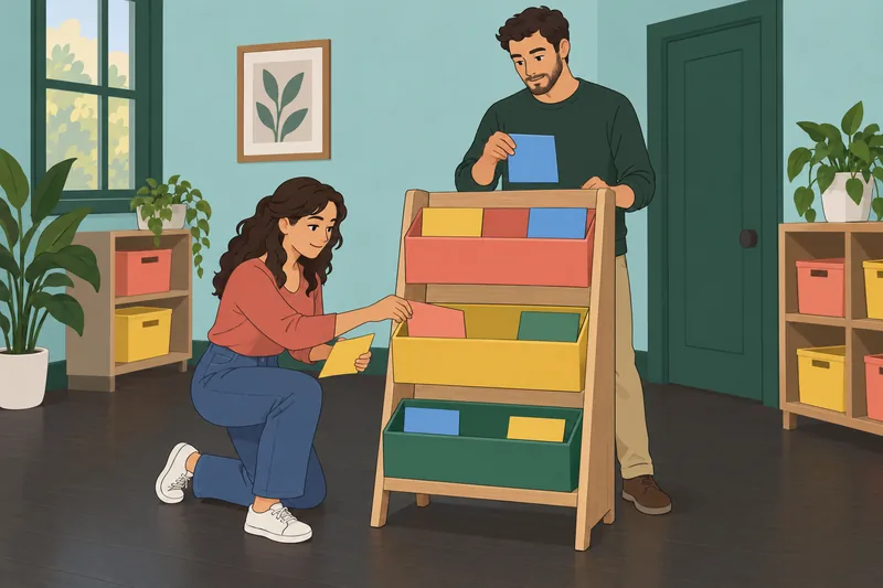 El cuestionario sobre frases presenta tarjetas ordenadas.