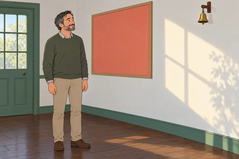 escala de conciencia en un aula silenciosa.