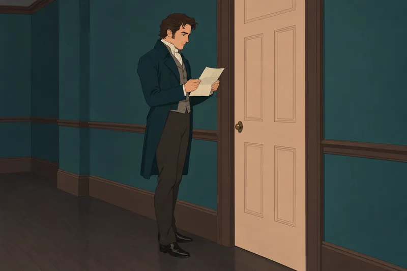 Pride and Prejudice letter prompts reconsideration.