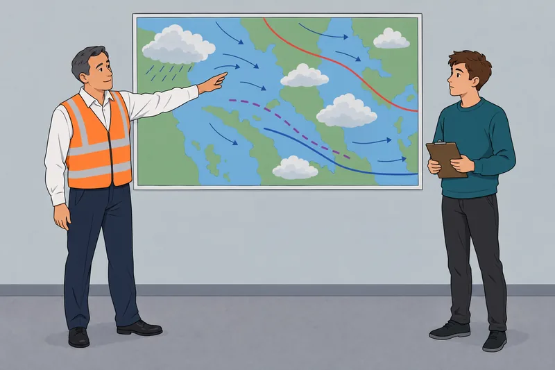 Private Pilot Quiz explores weather planning.