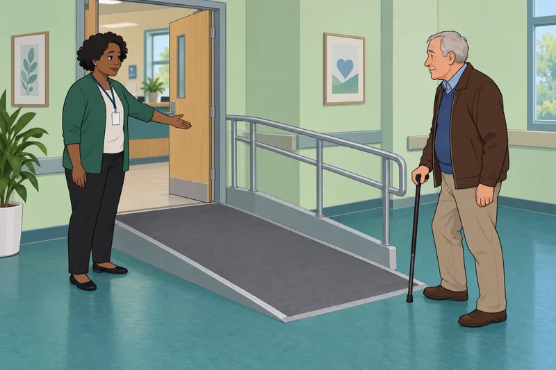 Privilege Quiz shows public access at a clinic.