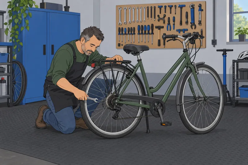 Motivation Toward the supports a bicycle repair choice.