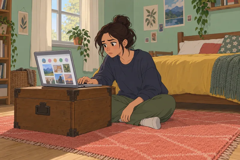 Problematic Social Media fills a quiet bedroom.