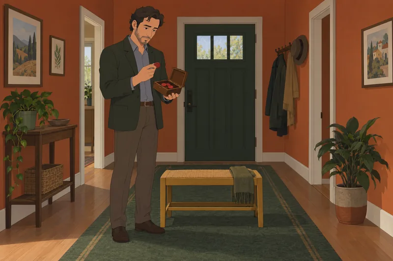 Dimensions of Identity: a man chooses a keepsake.