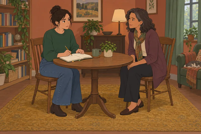 Dimensions of Identity: a woman weighs options.