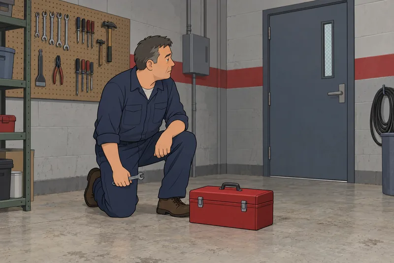 Job Apathy Scale shows an untouched toolbox.