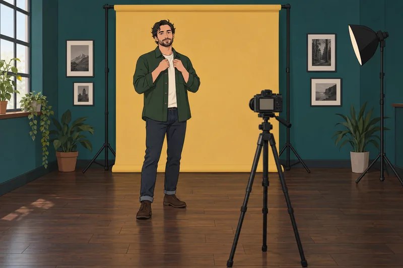 Profile Picture Quiz: camera ready for a portrait.