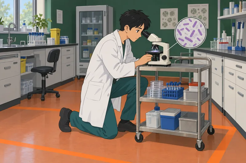 Prokaryotic Cell Quiz features a microscope.
