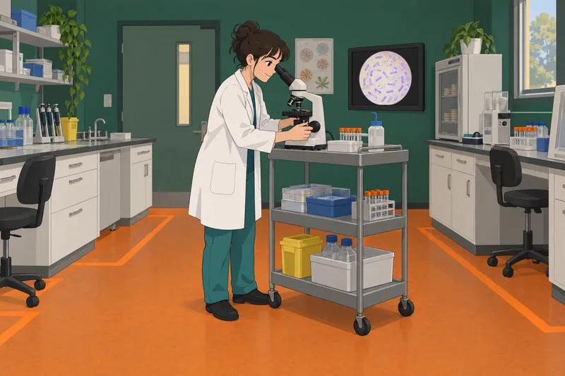 Guía del cuestionario sobre la célula con microscopio.