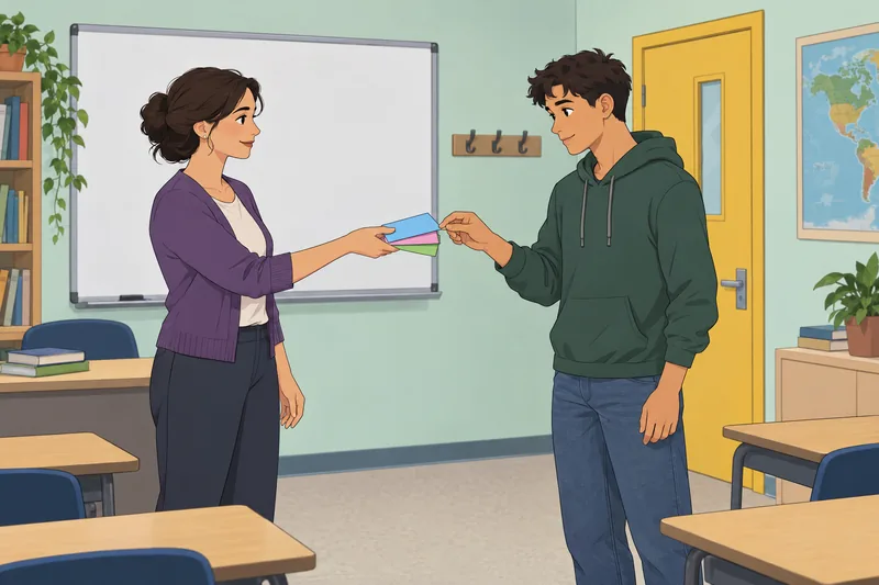 Pronoun Quiz shows a guided grammar choice.