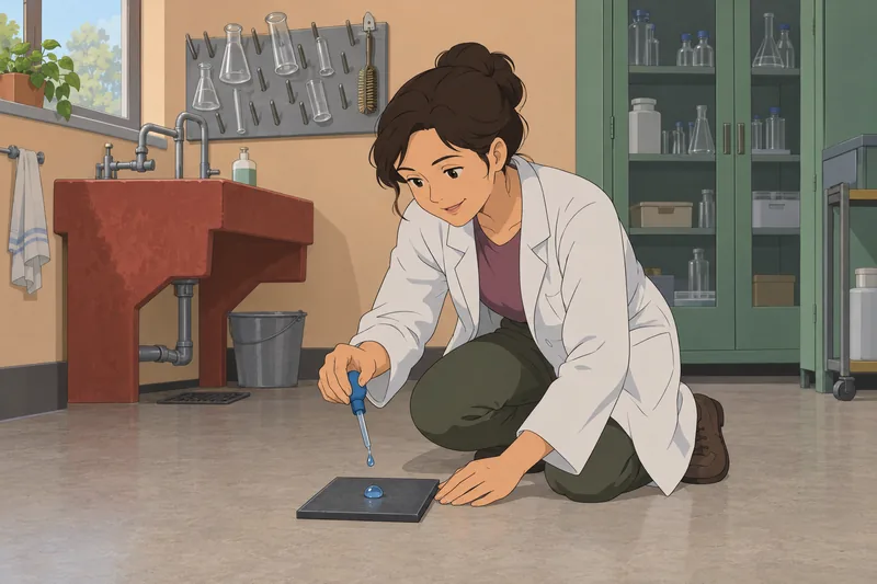 Properties of Water beside a surface-tension droplet.