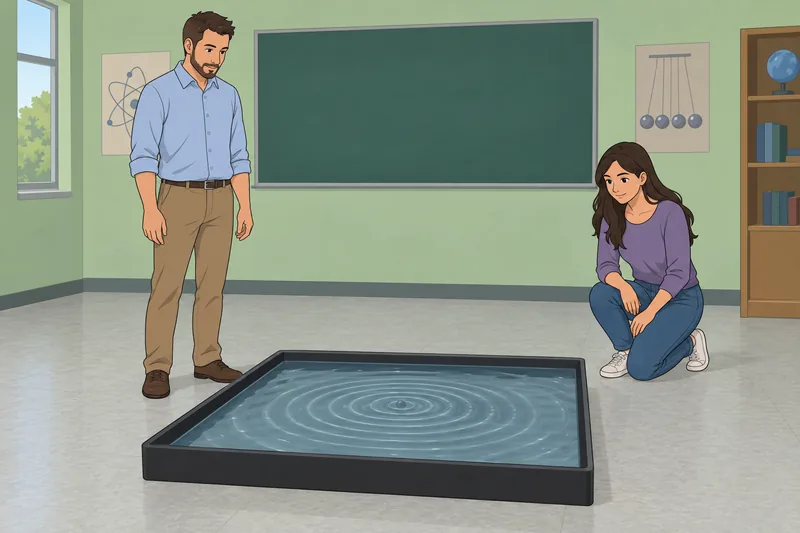 cuestionario sobre las: círculos de agua en clase.