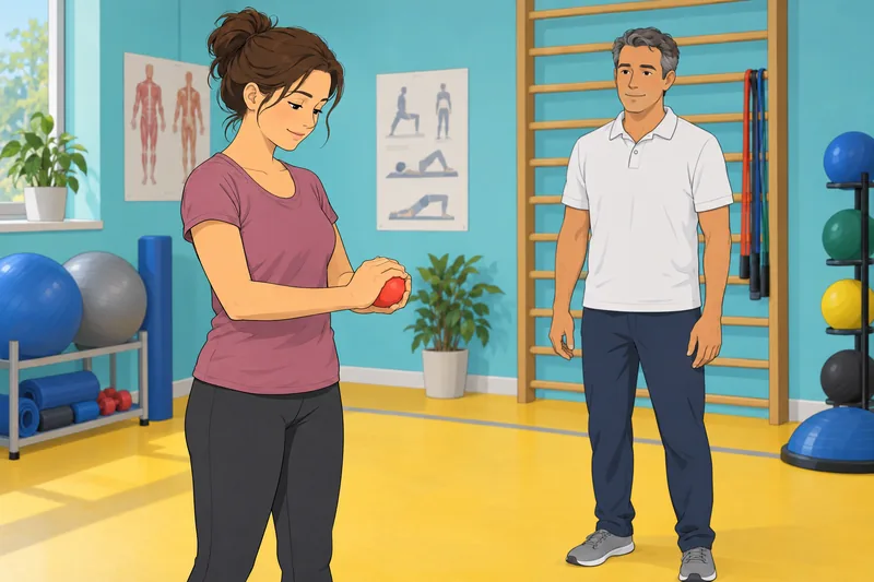 Psoriatic Arthritis Quiz shows gentle hand practice.