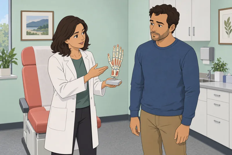 Psoriatic Arthritis Quiz shows a joint lesson.