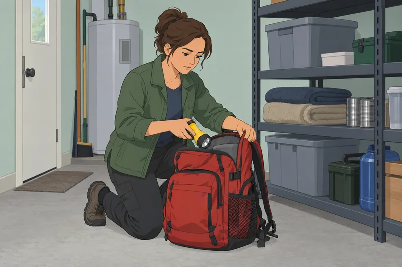 PSR Quiz shows calm emergency-kit planning.