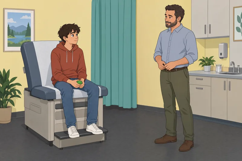 Adolescent Psychological Problems surface during a health check-in.