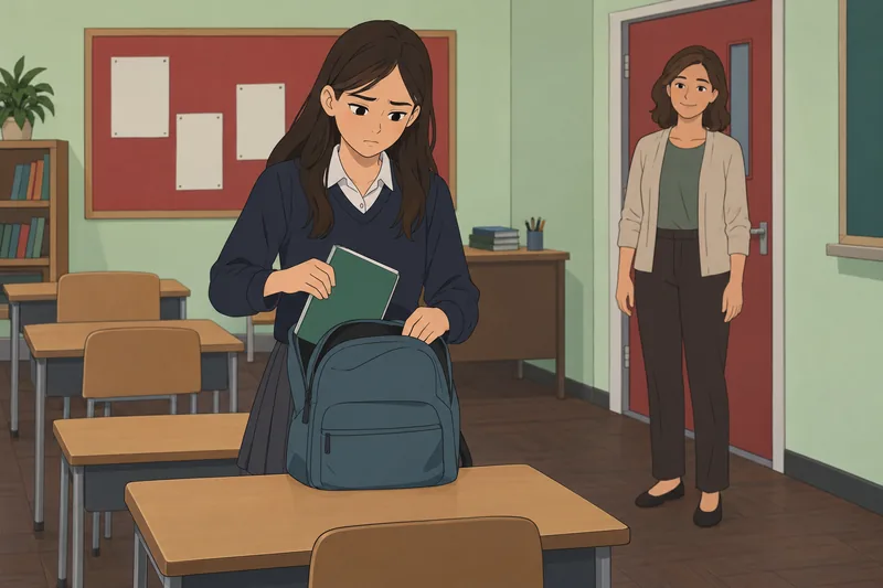 Psychological Problems of adolescents appear in class.