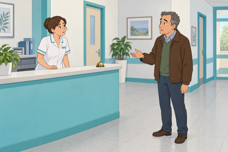 Psychological Observational Skills unfold in a clinic.