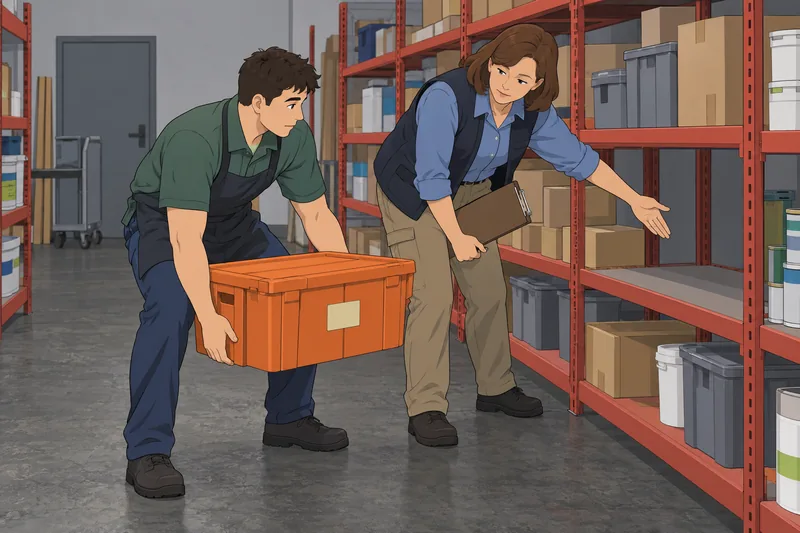 Psychological Readiness for an organized stockroom decision.
