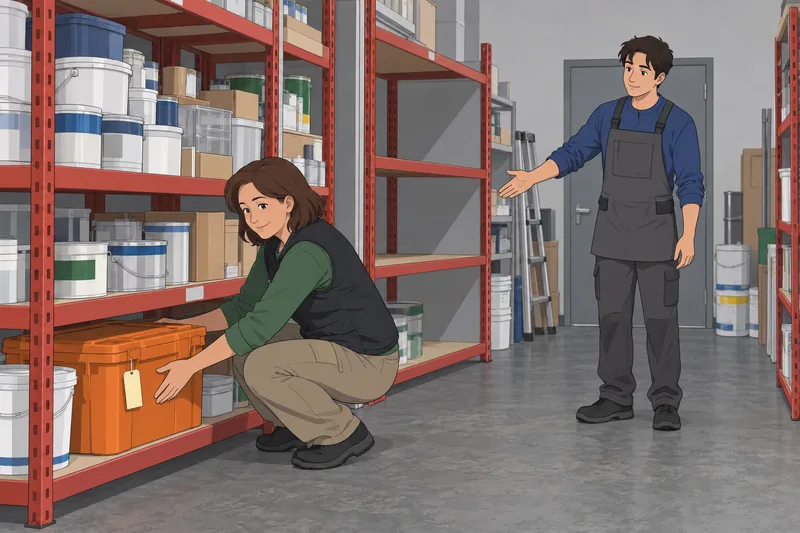 Escena de preparación psicológica ante una entrega ordenada.