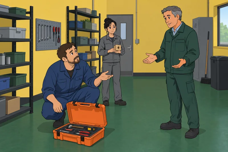 Psychological Safety Scale: a technician asks for help.