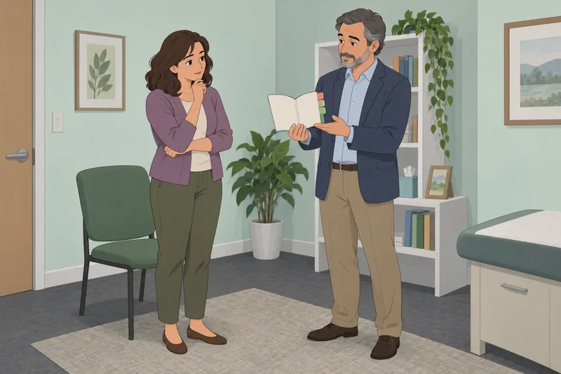 Perceived Stress Scale shows calm clinic consideration.