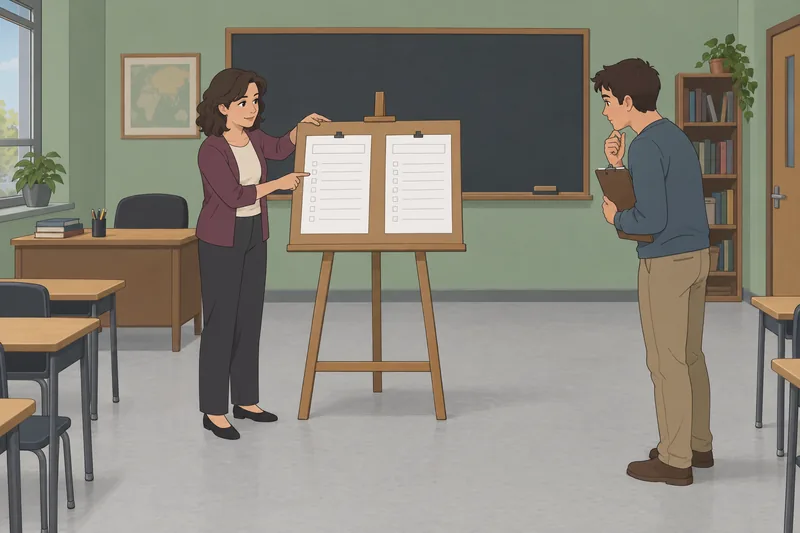 El cuestionario de psicometría aparece en clase.