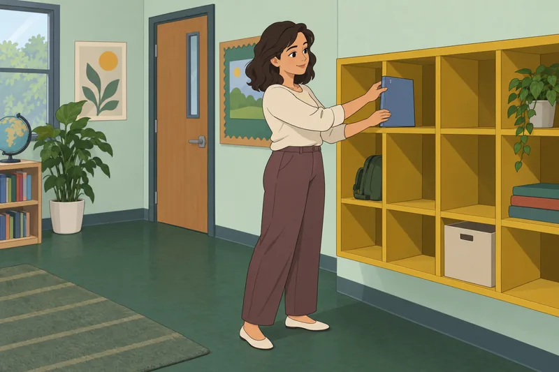 Maturity Test shows a calm classroom task.