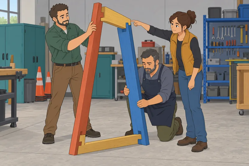 Pulsar Test shows a team assembling a frame.