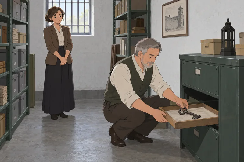 Punishment Quiz shows reform through an old key.