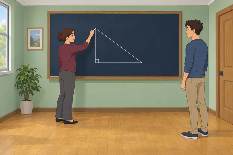 Pythagorean Theorem Quiz shows triangle reasoning.