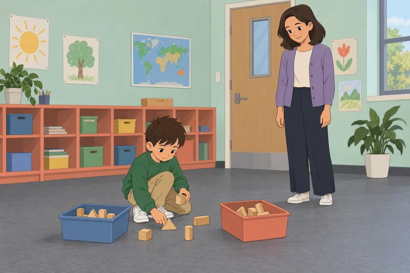 Childhood Autism Rating in a classroom observation.