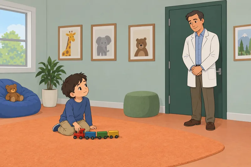 escala de evaluación en una sala clínica.