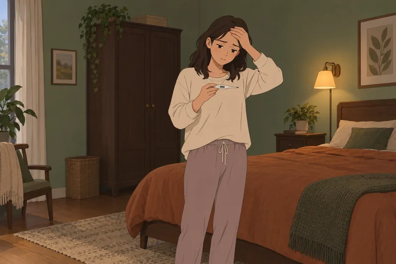Autonomic Symptoms Questionnaire beside a quiet bedroom.