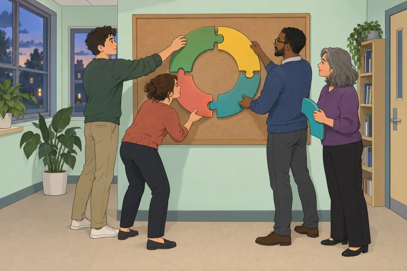 Group Cohesion Perception appears in a collaborative classroom.
