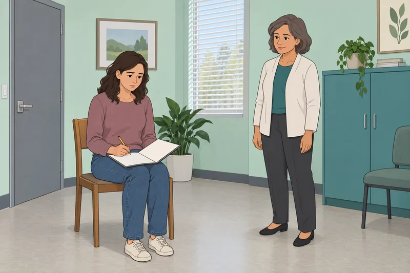 Normative Crisis Symptoms appear during quiet reflection.
