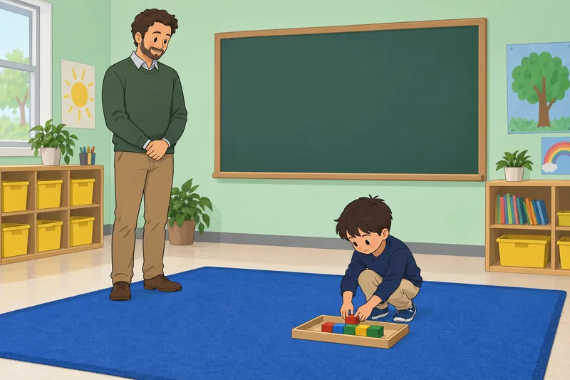 La escena: cuestionario para el aula, adaptación tranquila.