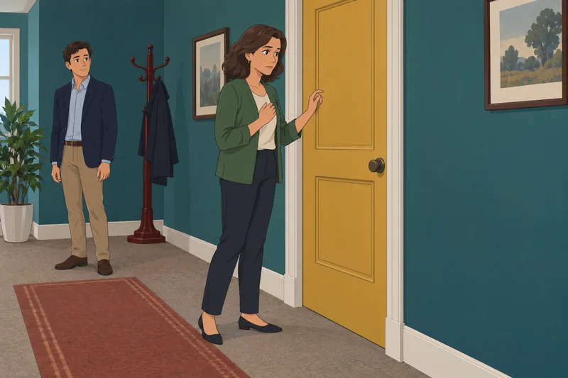 Self-Perceived Intuition Questionnaire before a closed door