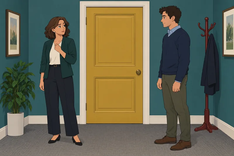 cuestionario de percepciones ante una puerta cerrada