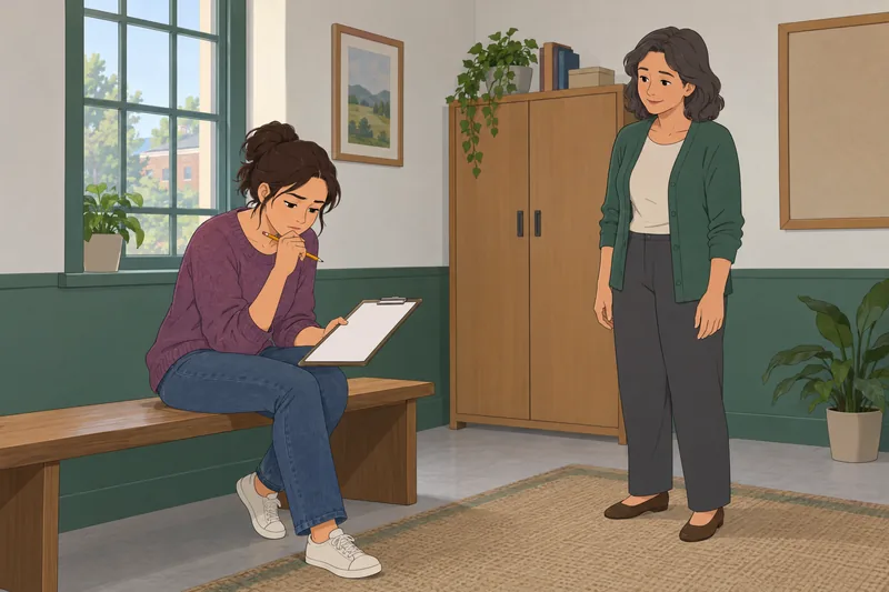 Dysfunctional Beliefs Questionnaire shows self-doubt in class.