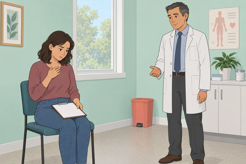 Believability of Anxious appears in a clinic.