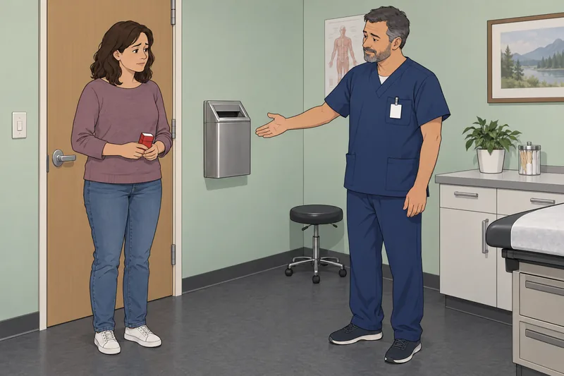Health Behavior Disorders appear in a clinic.