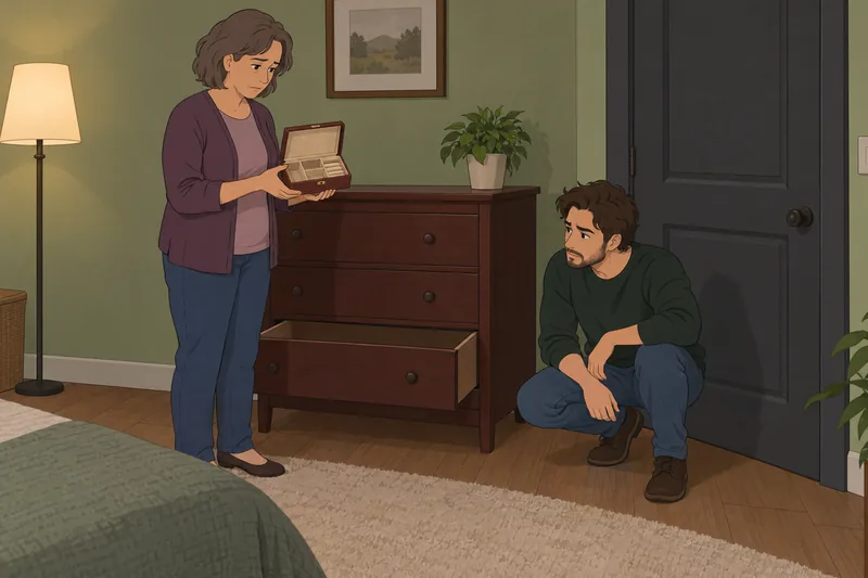 preguntas para la familia revelan una caja vacía.