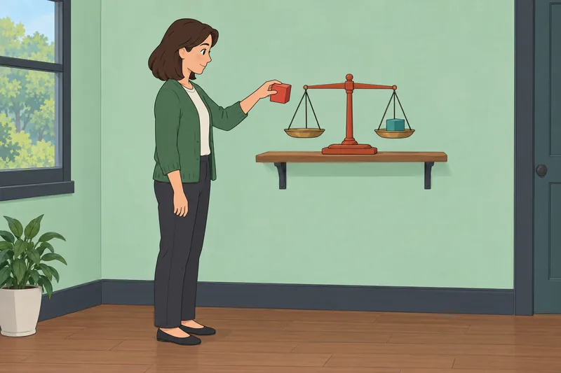 Este cuestionario sobre la vida muestra una comparación.